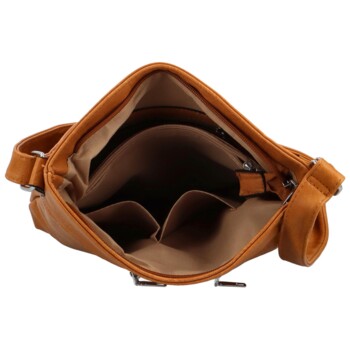 Dámská crossbody kabelka tmavě žlutá - Romina & Co Bags Ernesta
