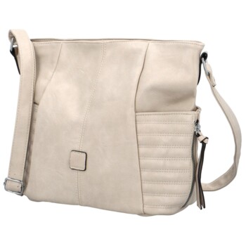 Dámská crossbody kabelka krémová - Firenze Maeva