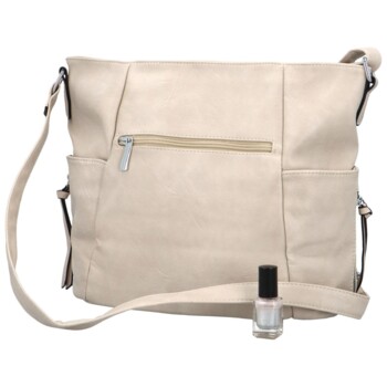 Dámská crossbody kabelka krémová - Firenze Maeva
