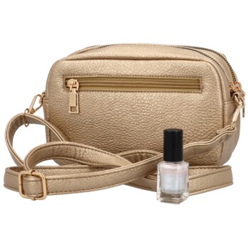 Dámská crossbody kabelka zlatá - MaxFly Thyrax