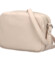 Dámská kožená crossbody kabelka světle béžová - Hexagona Vilia