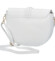 Dámská kožená crossbody kabelka bílá - Delami Putax