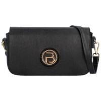 Dámská kožená crossbody kabelka černá - Badia Marit