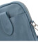 Dámská kožená crossbody kabelka džínově modrá - Delami Vannessa