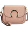 Dámská kožená crossbody kabelka starorůžová - Delami Pretty