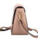 Dámská kožená crossbody kabelka starorůžová - Delami Pretty