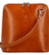 Dámská kožená crossbody koňaková - Delami Jaime