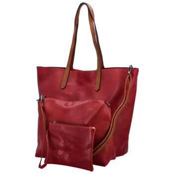Dámský set kabelek červený - Firenze Zorika