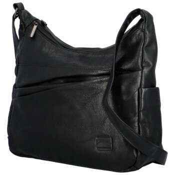 Dámská crossbody kabelka černá - Firenze Ricco