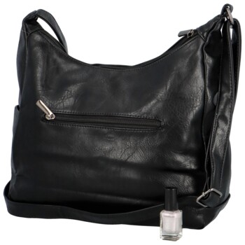 Dámská crossbody kabelka černá - Firenze Ricco