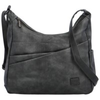 Dámská crossbody kabelka tmavě šedá - Firenze Ricco