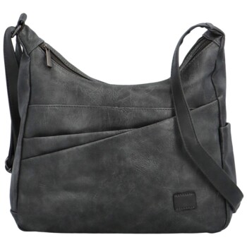 Dámská crossbody kabelka tmavě šedá - Firenze Ricco