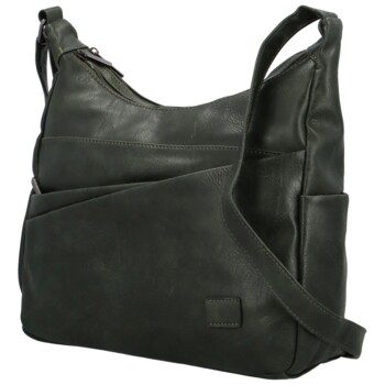Dámská crossbody kabelka tmavě zelená - Firenze Ricco