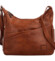 Dámská crossbody kabelka hnědá - Firenze Ricco