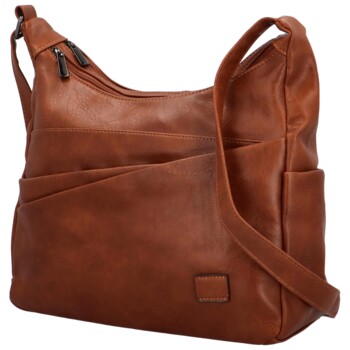 Dámská crossbody kabelka hnědá - Firenze Ricco