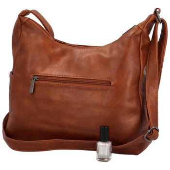 Dámská crossbody kabelka hnědá - Firenze Ricco