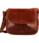 Dámská kožená crossbody kabelka koňaková - Bellugio Zolyx