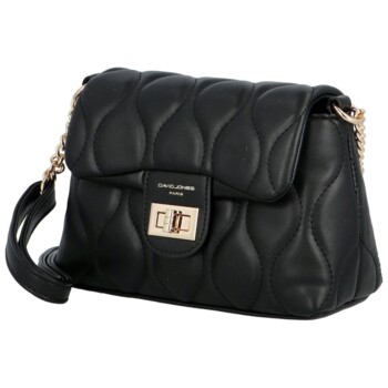 Dámská crossbody kabelka černá - David Jones Faina