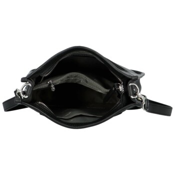 Dámská kožená crossbody černá - Katana Kristi