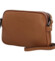 Dámská kožená crossbody kabelka koňaková - Katana Prina