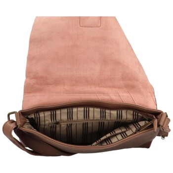 Dámská crossbody kabelka tmavě růžová - MaxFly Jozefína