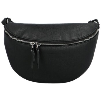 Dámská kožená ledvinko/kabelka černá - Katana Jadrieen