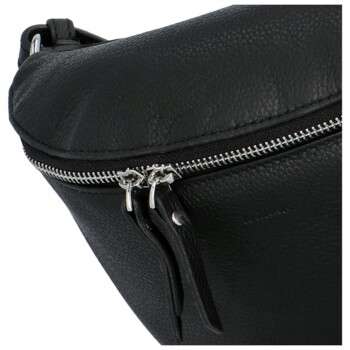 Dámská kožená ledvinko/kabelka černá - Katana Jadrieen