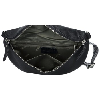 Dámská kožená ledvinko/kabelka černá - Katana Jadrieen