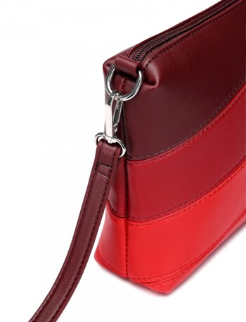 Dámská crossbody kabelka červená - Vuch Coalie Striped Red