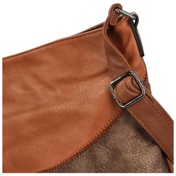 Dámská crossbody kabelka hnědá - Firenze Kupri