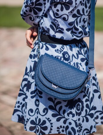 Dámská crossbody kabelka modrá - Vuch Abaj