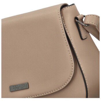 Dámská crossbody kabelka taupe - Delami Little Charm