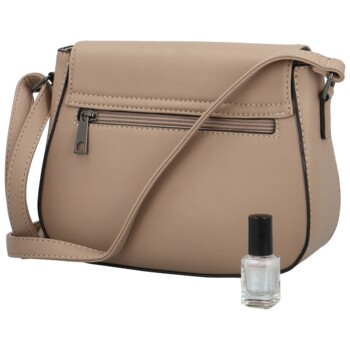 Dámská crossbody kabelka taupe - Delami Little Charm
