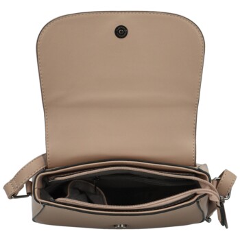 Dámská crossbody kabelka taupe - Delami Little Charm