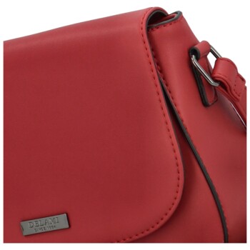 Dámská crossbody kabelka tmavě červená - Delami Little Charm