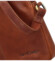 Kožená crossbody taška světle hnědá - SendiDesign Vereno