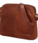 Kožená crossbody taška světle hnědá - SendiDesign Vereno