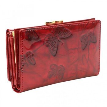 Dámská kožená peněženka červená - Gregorio Amala