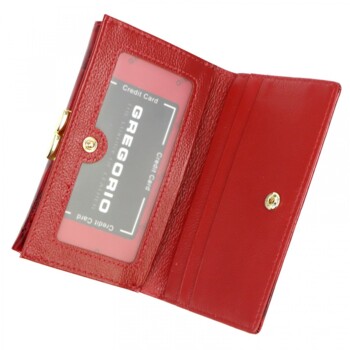 Dámská kožená peněženka červená - Gregorio Amala