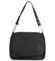 Stylová dámská kožená crossbody kabelka Dawn, černá
