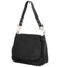Stylová dámská kožená crossbody kabelka Dawn, černá
