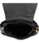 Stylová dámská kožená crossbody kabelka Dawn, černá