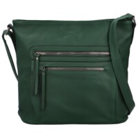 Dámská crossbody kabelka tmavě zelená - Firenze Edyta