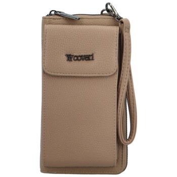 Dámská crossbody kapsa tmavě béžová - Coveri Vivika