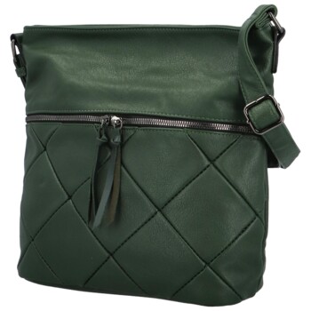 Dámská crossbody kabelka tmavě zelená - Firenze Ariff