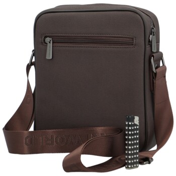 Pánská crossbody taška coffee - Coveri Ksaver