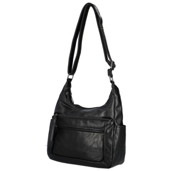 Dámská crossbody kabelka černá - Firenze Argi