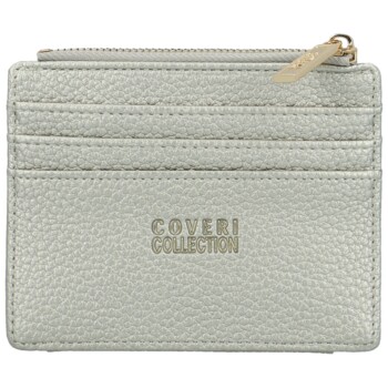 Dámská dokladovka stříbrná - Coveri Vitolla