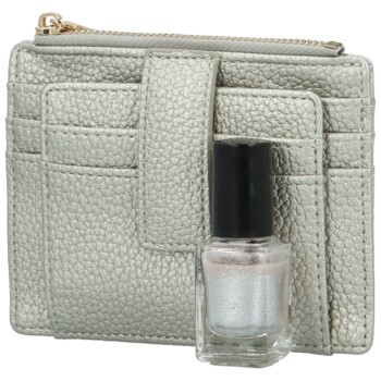 Dámská dokladovka stříbrná - Coveri Vitolla