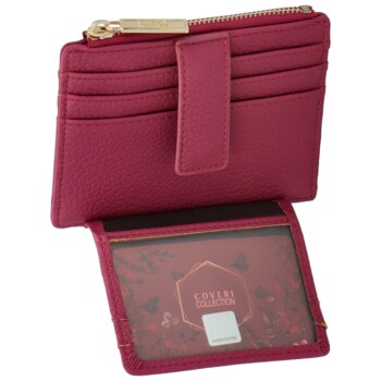 Dámská dokladovka fuchsiová - Coveri Vitolla